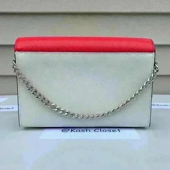 Kate Spade Carson Crossbody Purse Convertible Shoulder Bag Red Multi - Picture 4 of 12